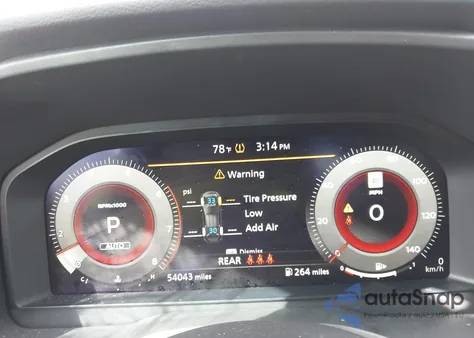 2021 Nissan Rogue Platinum Intelligent Awd из США, поврежденный, VIN JN8AT3DD3MW318924